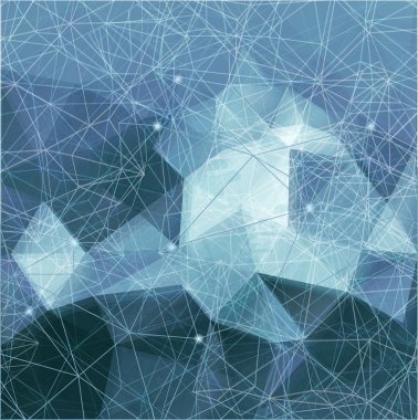 geometrik şekillerin soyut deseni