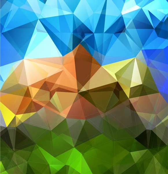 Berg abstracte geometrische achtergrond — Stockvector