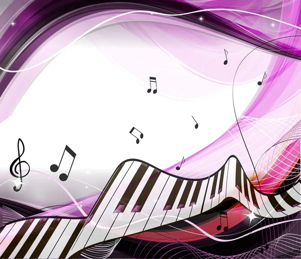 Fondo musical — Vector de stock