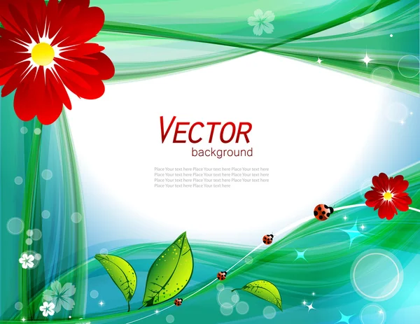 Abstract nature background — Stock Vector