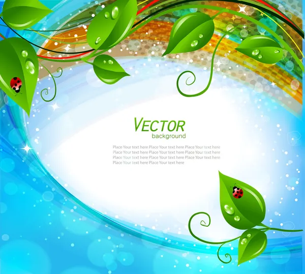 Abstract nature background — Stock Vector