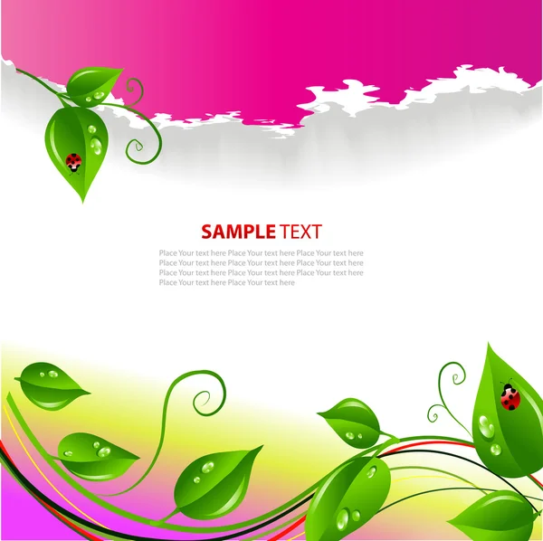 Abstract nature background — Stock Vector