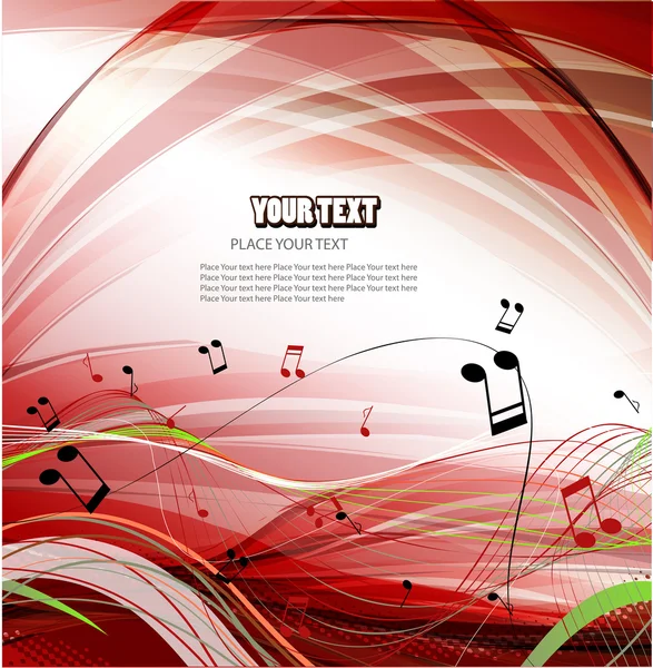 Music background — Stock Vector
