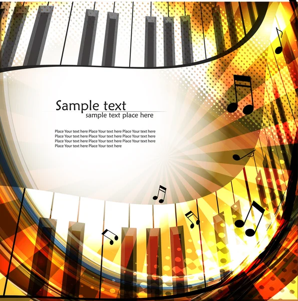 Music background — Stock Vector