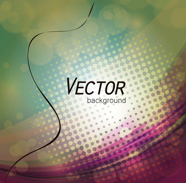 Diseño abstracto vectorial ondulado — Vector de stock