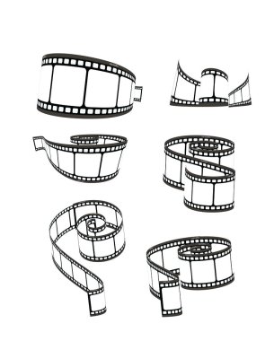 kavisli fotoğrafik film seti
