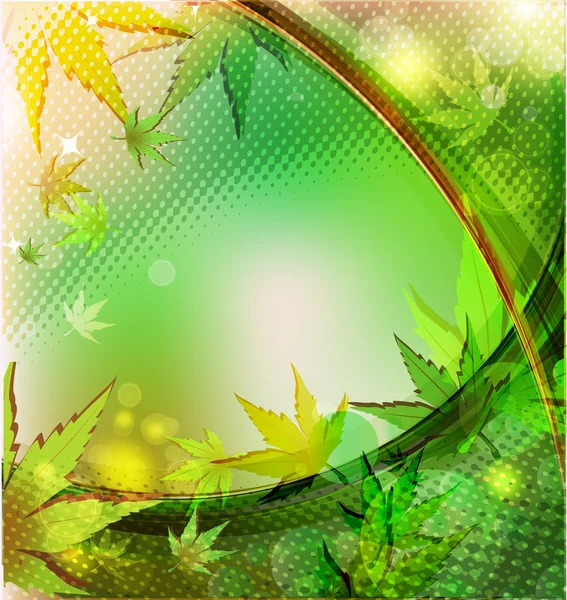 Autumn vector background — Stock Vector