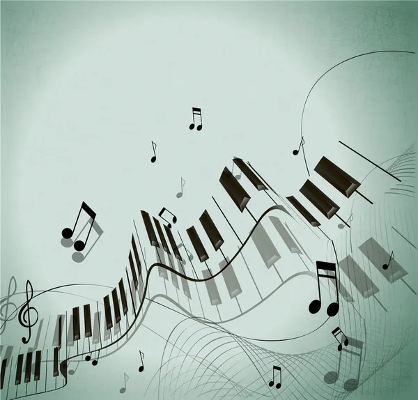 Fondo musical — Vector de stock