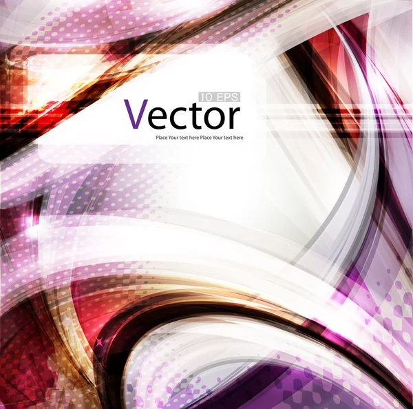Абстрактная волнистая векторная конструкция — стоковый вектор