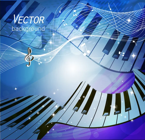 Fondo musical — Vector de stock