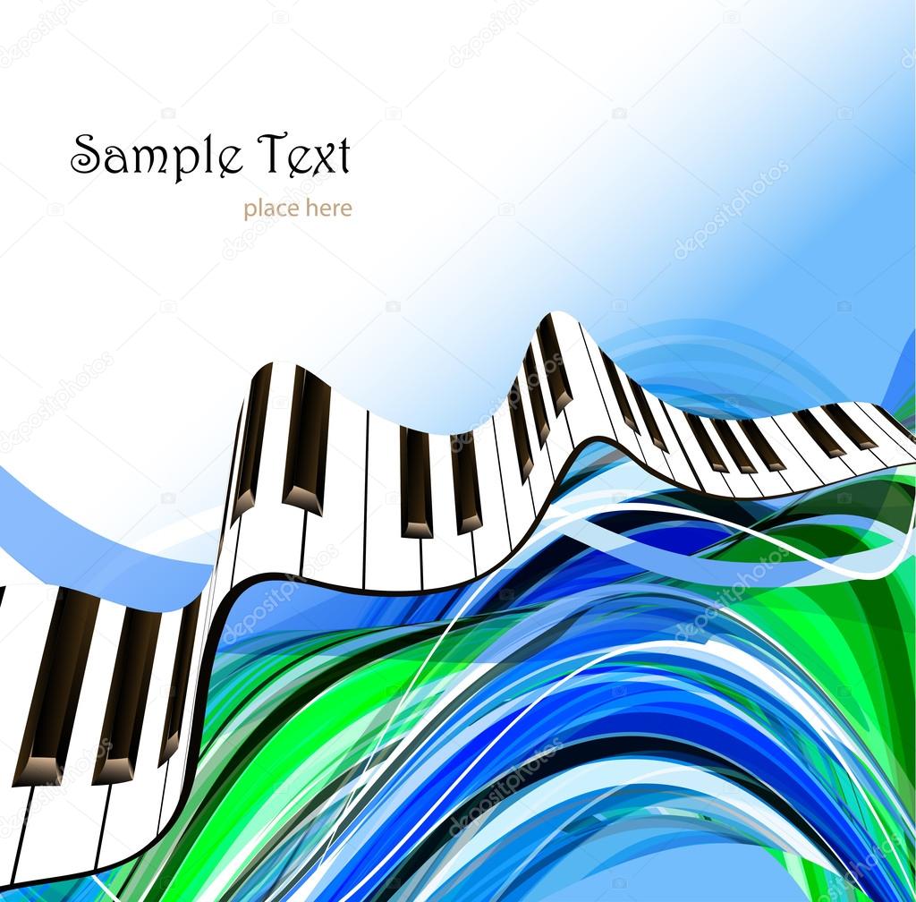 Abstract Piano Keyboard Vector Image By C Kazlouskaya Vector Stock 37543751