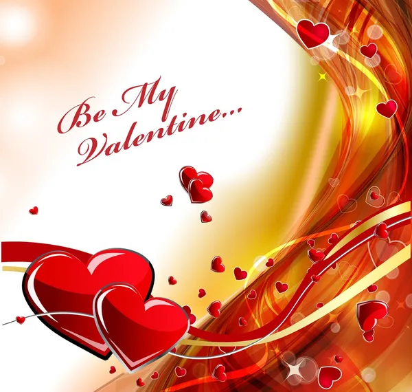 Valentines achtergrond — Stockvector