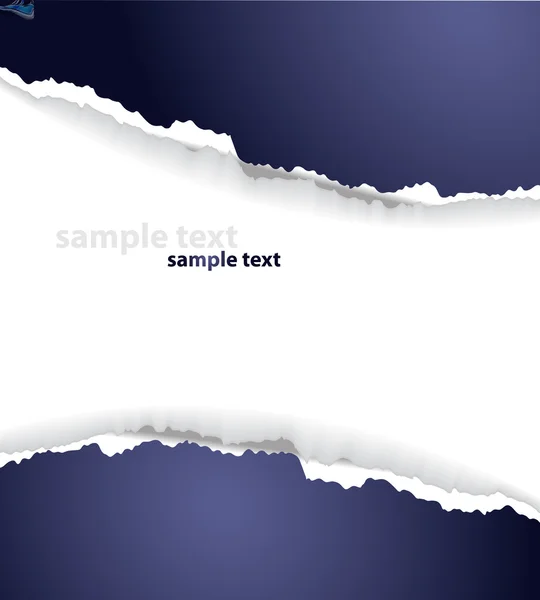 Papier fragmentaire — Image vectorielle