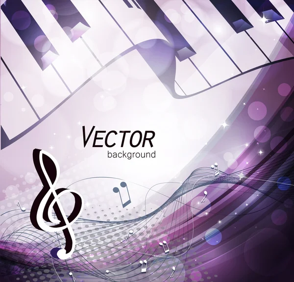 Fondo musical . — Vector de stock