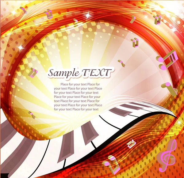 Music background. — Stock Vector