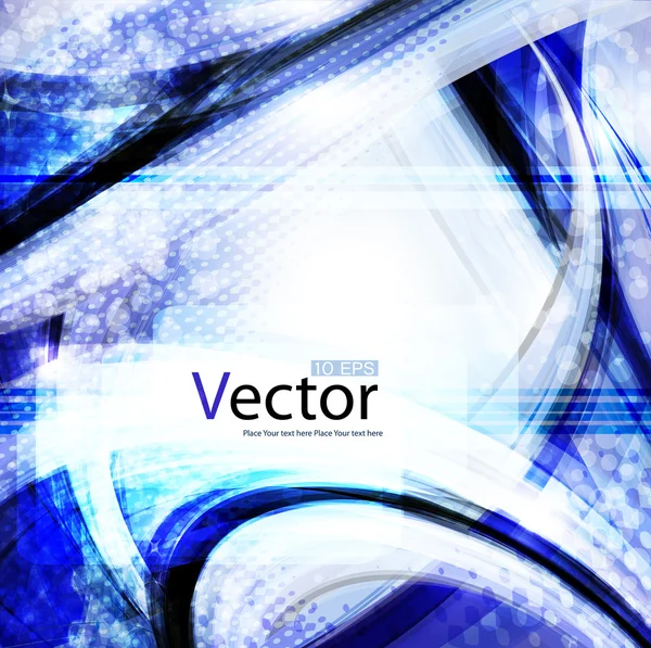 Diseño abstracto vectorial ondulado — Vector de stock