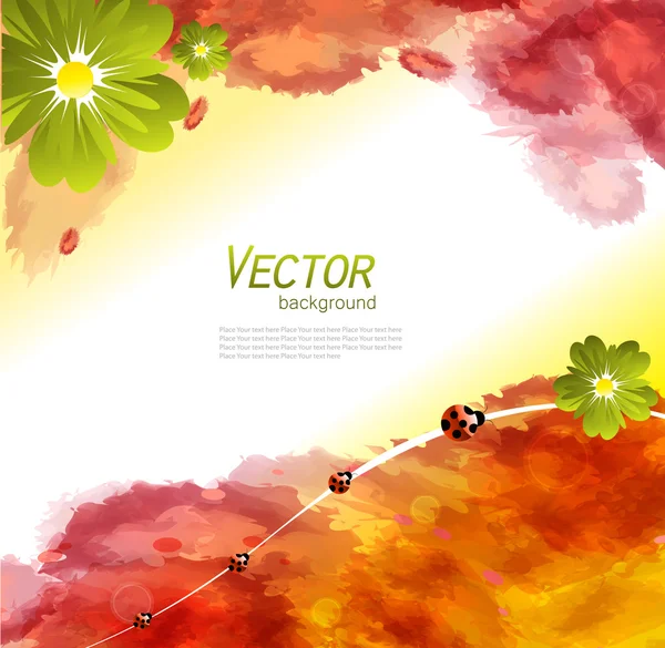 Abstract nature background — Stock Vector