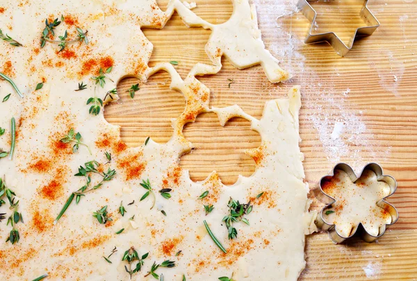 Pasta pasticceria al formaggio — Foto Stock