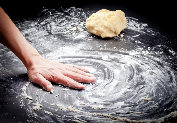 Preparazione pasta biscotti — Foto Stock