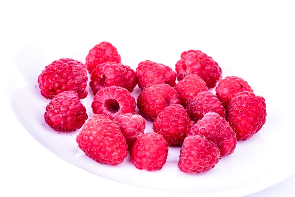 Colorful berry composition of raspberry — Stock Photo, Image