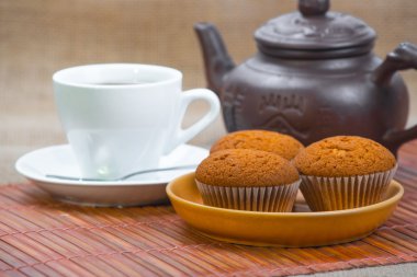 lezzetli lezzetli Kurabiye ve çay