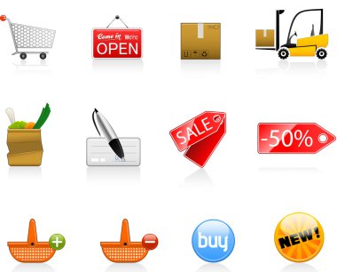 alışveriş Icon set