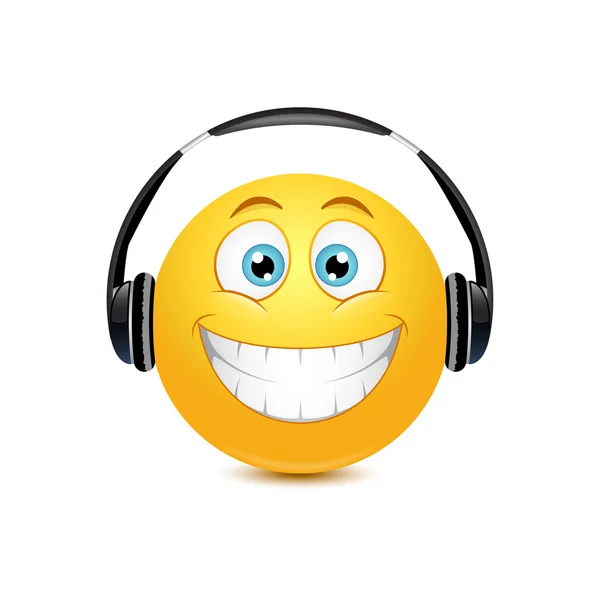 Smiley with headphones icon ⬇ Vector Image by © I.Petrovic Vector