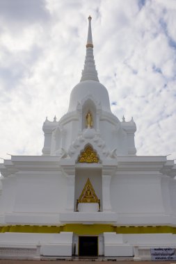 Antik beyaz stupa khao kho, petchabun, Tayland
