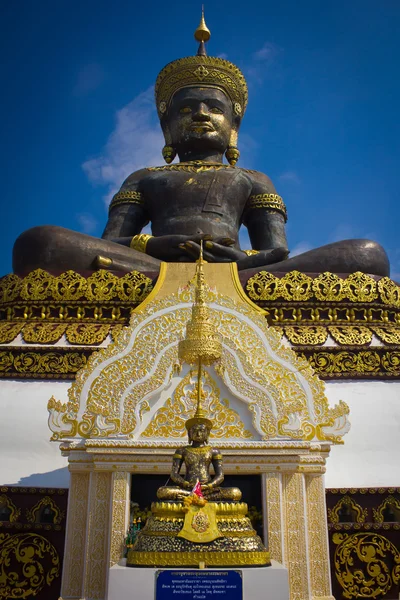 Big Buddha image named Phra Buddha Maha Thammaracha in Traiphum — Stock Photo, Image