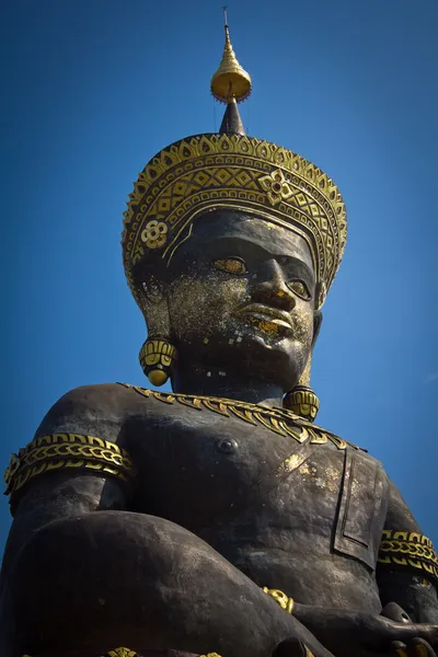 Big Buddha image named Phra Buddha Maha Thammaracha in Traiphum — Stock Photo, Image