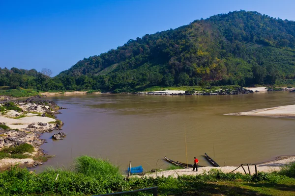 Coastline of Thailand and Mae Khong river. — Stock Photo, Image