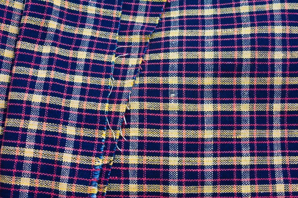 Close-up of scottish fabric — Stock Photo, Image