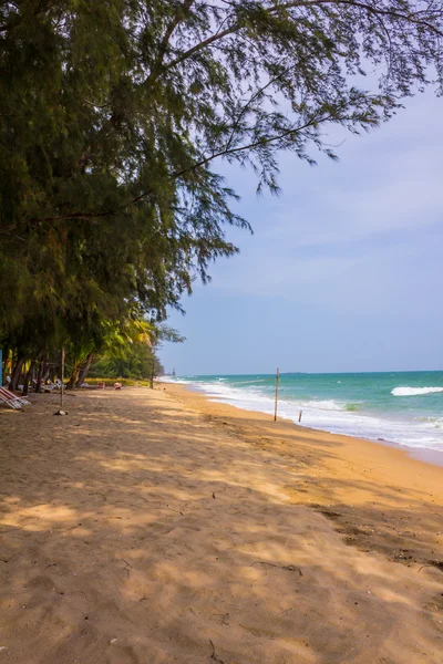Doğal mavi Denizi, Tayland Körfezi ile zaman rahat ol. — Stok fotoğraf