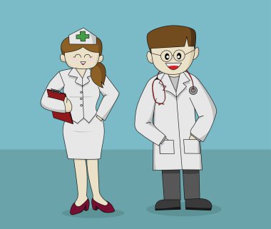 sağlık personeli, doktor ve hemşire