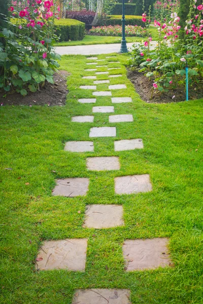 Camino en el jardín — Foto de Stock