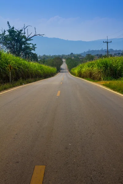 Road in rural scene. — Stock Photo, Image