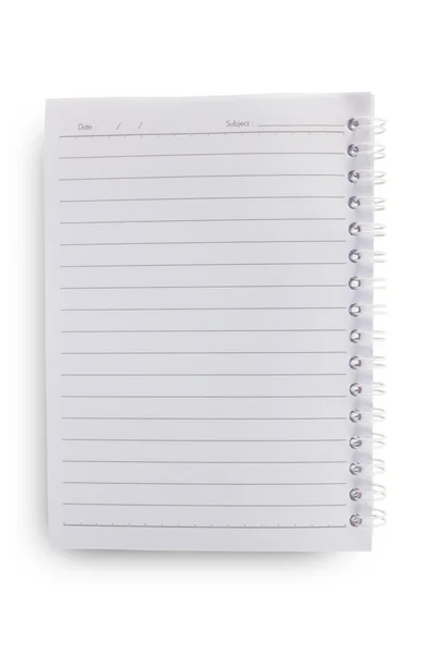 Single face notebook — Stock Photo, Image