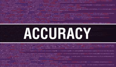 Dijital Java kod metni doğruluğu. Doğruluk ve Bilgisayar yazılım kodlama vektörü konsepti. Senaryo Java programlanıyor, ekranda Doğruluğu olan dijital program kodu