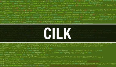 Yazılım geliştiricisi ve Bilgisayar betiğinin programlama kodu soyut teknoloji arkaplanı üzerine yazılmış süt metni. Bilgisayar monitöründe süt kod kavramı. Kodlama Sütü programlama web oturumu