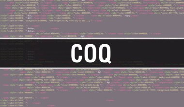 İkili kodlu dijital teknoloji geçmişi olan Coq. Program kodu ve Coq ile soyut bir arkaplan. Programlama ve kodlama teknolojisi geçmişi. Uygulama listesiyle Coq