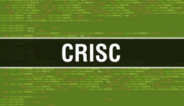 İkili kodlu dijital teknoloji geçmişi olan CRISC. Program kodu ve CRISC ile soyut bir arkaplan. Programlama ve kodlama teknolojisi geçmişi. Program listeli CRISC