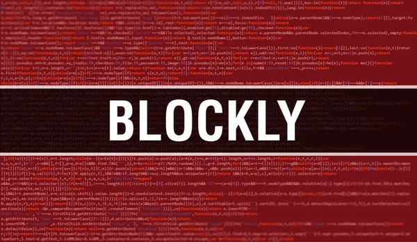 Blokkerig Met Binary Code Digitale Technologie Achtergrond Abstract Achtergrond Met — Stockfoto