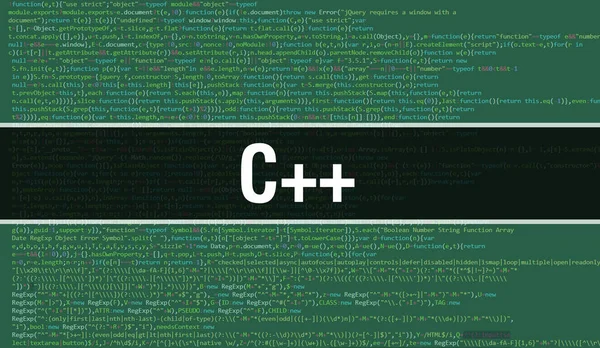 Texto Escrito Programming Code Abstract Technology Background Software Developer Computer — Foto de Stock