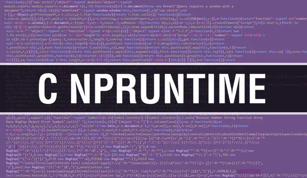 Κείμενο Npruntime Που Γράφεται Στον Κώδικα Προγραμματισμού Αφηρημένο Υπόβαθρο Τεχνολογίας — Φωτογραφία Αρχείου