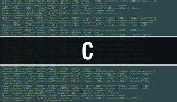 Έννοια Τυχαία Μέρη Του Κώδικα Προγράμματος Κώδικα Προγραμματισμού Αφηρημένη Τεχνολογία — Φωτογραφία Αρχείου