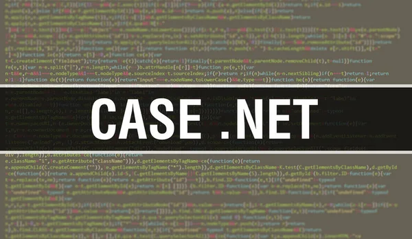 Case Net Mit Digitalem Java Code Text Case Net Und — Stockfoto