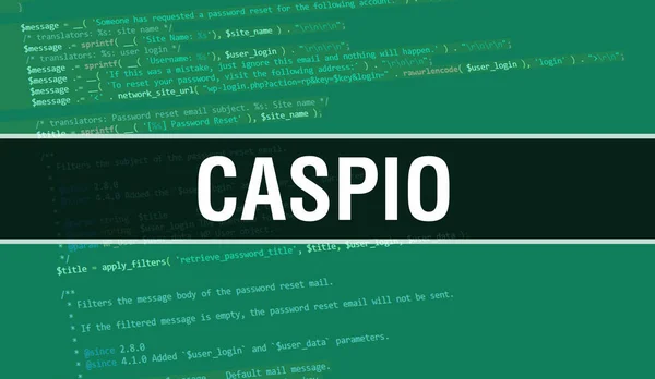 Εικονογράφηση Έννοιας Caspio Χρησιμοποιώντας Κώδικα Για Την Ανάπτυξη Προγραμμάτων Και — Φωτογραφία Αρχείου