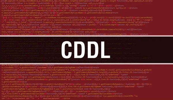 Cddl Com Tecnologia Abstrata Código Binário Background Digital Dados Binários — Fotografia de Stock