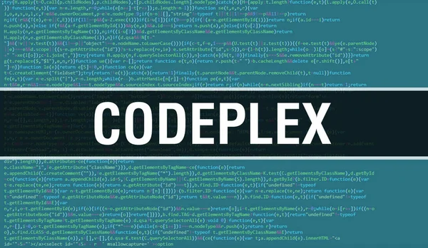 Codeplex Abstract Technology Binary Code Background Digital Binary Data Secure — 스톡 사진