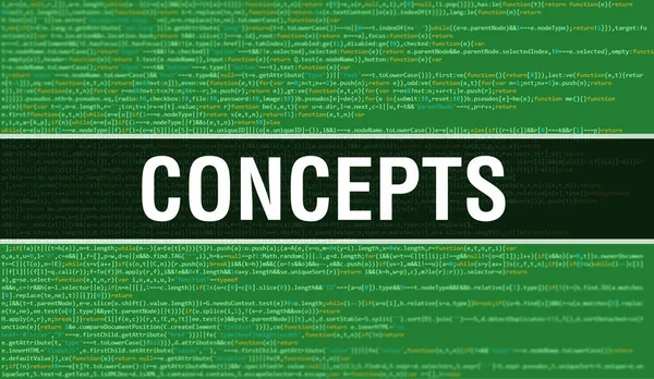 Pojęcia Cyfrowym Tekstem Kodu Java Koncepcje Koncepcja Wektora Kodowania Oprogramowania — Zdjęcie stockowe